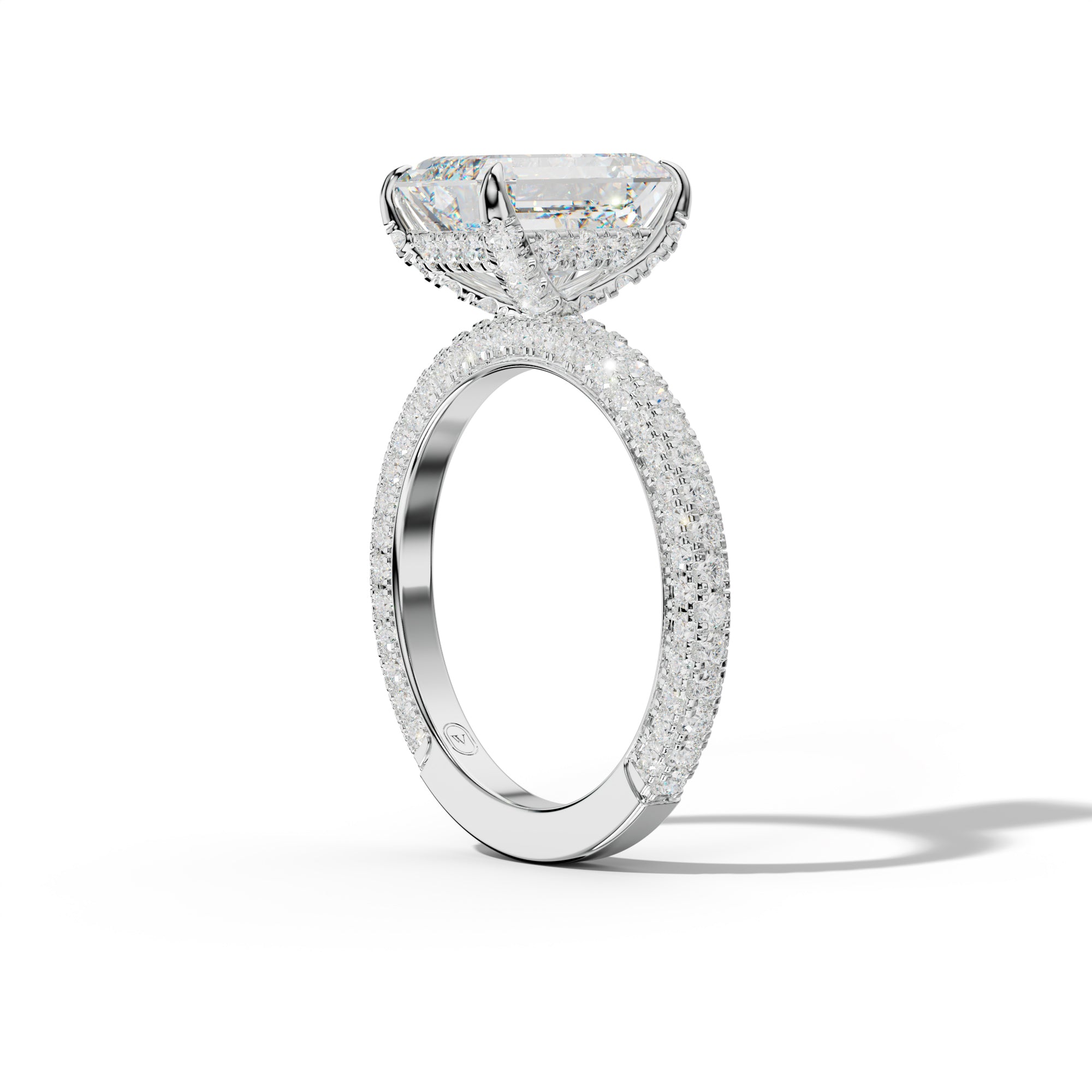 Autumn Emerald Cut Engagement Ring